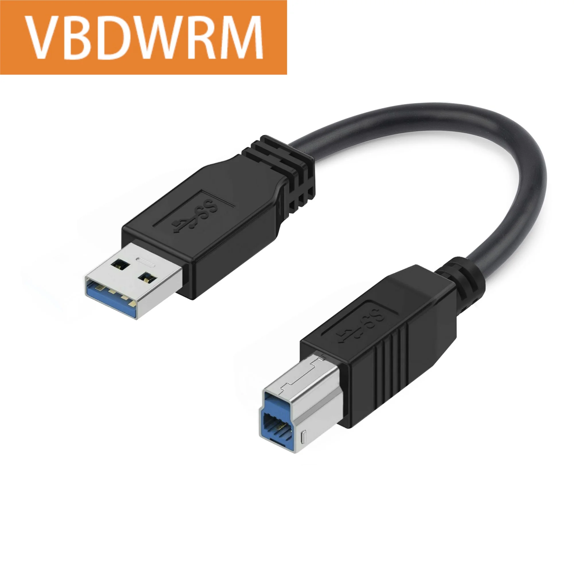 Ultra-Portable USB 3.0 A to B Cable – 15CM, 5Gbps