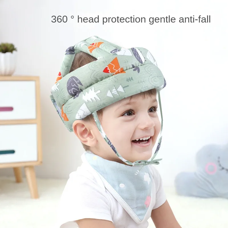 

Anti Collision Head Learning To Walk Baby Walking Hat New Baby Headrest Anti Fall Device Head Breathable Safety Protection Pad