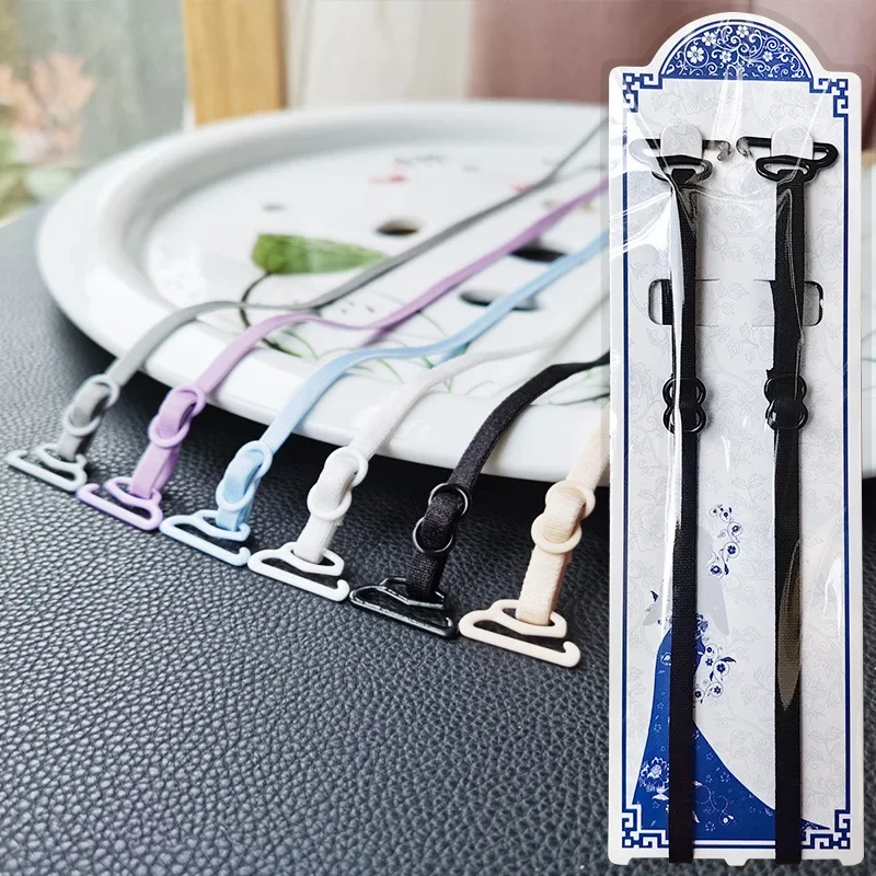 

Universal Shoulder Straps Transparent Matte Bra Straps Bra Spaghetti Straps Anti-slip Buckle Invisible