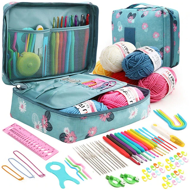 Crochet Hooks Set Ergonomic Crochet Hooks Set Portable Crochet Hook  Ergonomic Knitting Needles Tools Bag Crochet Supplies - AliExpress