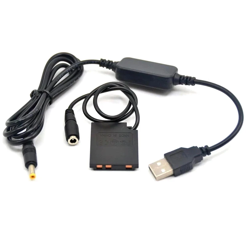 

5V USB Power Cable EN-EL10 Dummy Battery EP-62D DC Coupler for Nikon Coolpix S210 S200 S220 S500 S600 S700 S3000 S4000 Camera