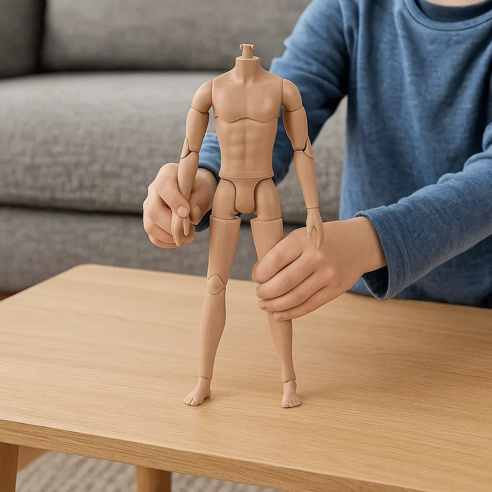 어린이용 다관절 1/6 액션 피규어 스트롱맨 22관절 남성 모델 가동식 26cm 높이 액션 피규어 바디 교체