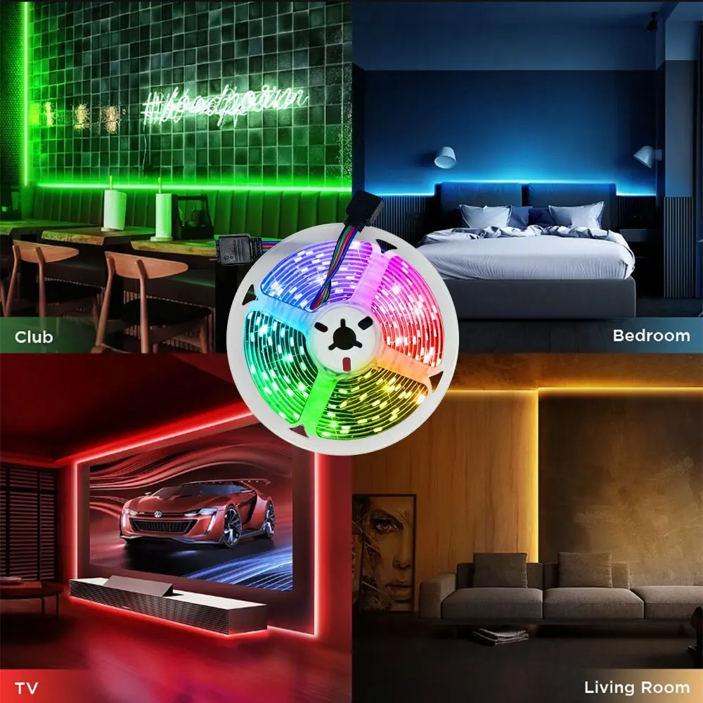 Led Strip Lights 5M USB RGB 2835 60 LED Bluetooth APP Control