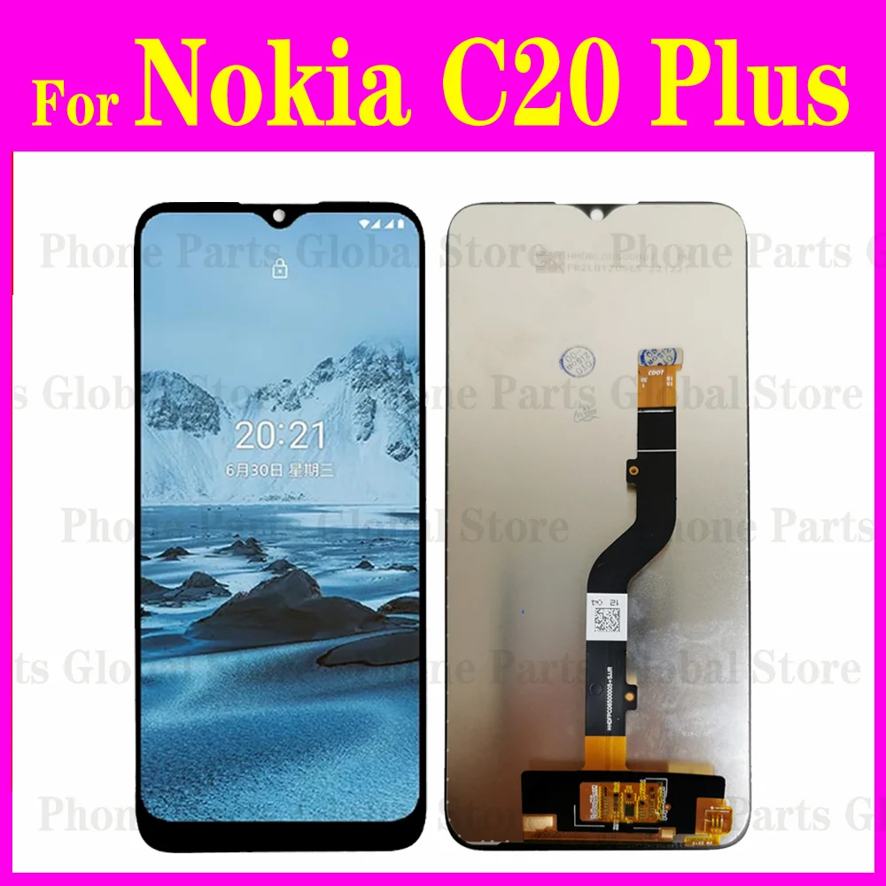 ЖК-дисплей 6,5 дюймов TA-1388 TA-1380 для Nokia C20 Plus, ЖК-дисплей с сенсорной панелью, дигитайзер, датчик в сборе, сменный ЖК-дисплей C20plus
