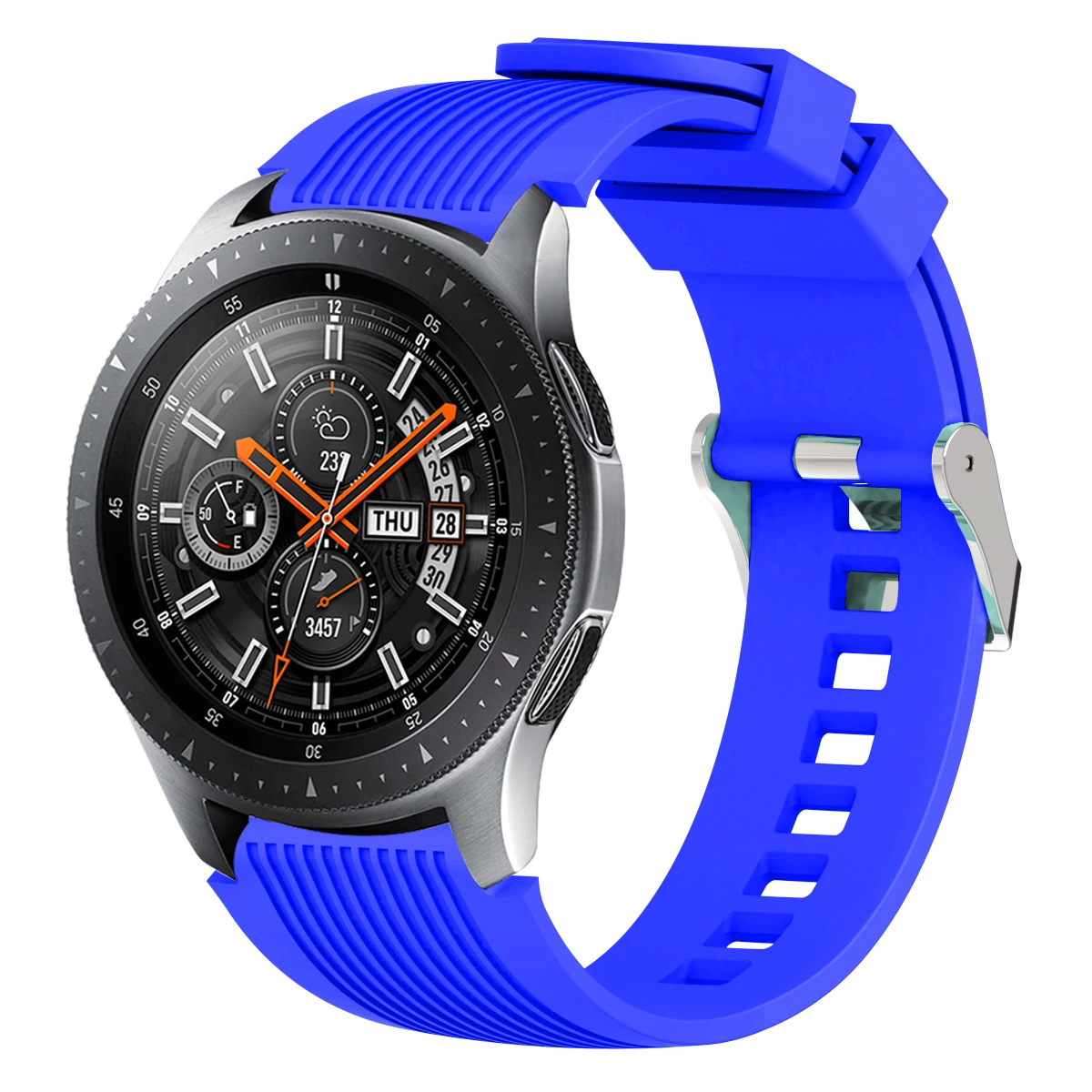 Silicone Sports Band Strap - Versatile 22mm/20mm Fitness Bracelet