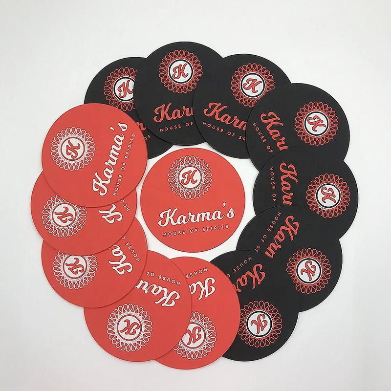 Soft Rubber Coaster Sets, Drinking Cup, Wine Cup, , IP Promotion Gifts, debossed and Embossed, Lower MOQ