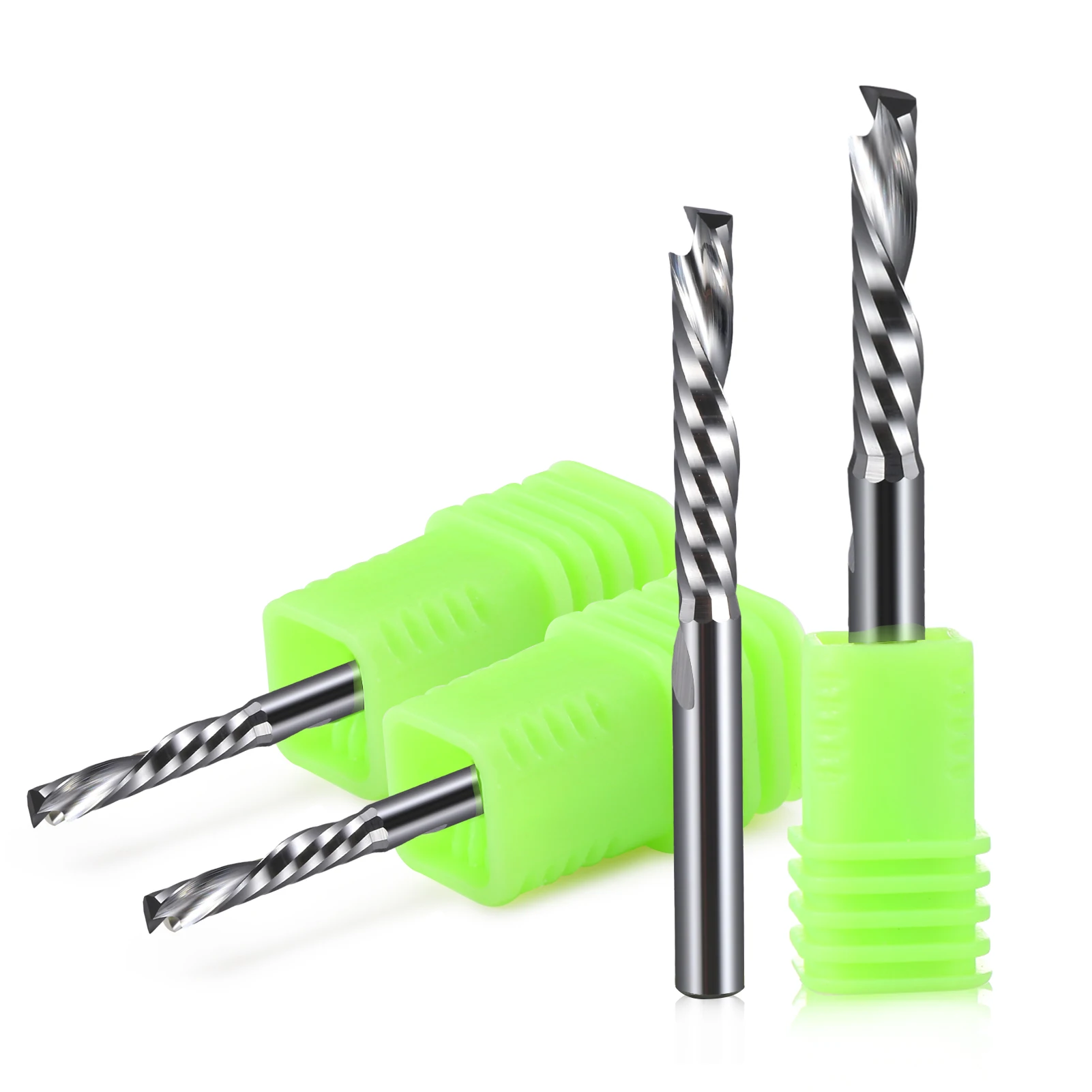 Premium Spiral Up & Down Cut Woodworking Router Bit - 1F Milling Cutter for Solid Wood & Density Board