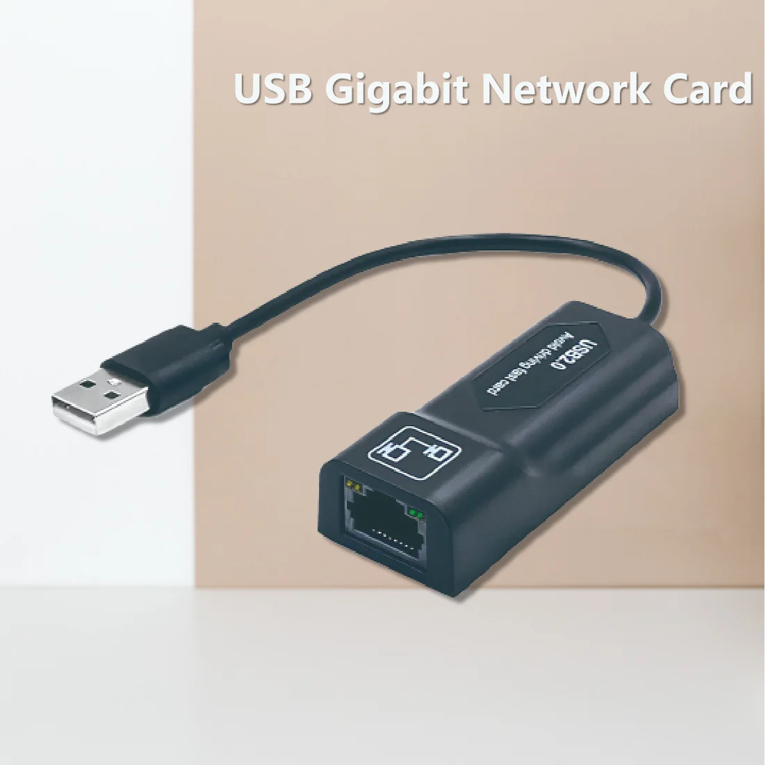 Scheda Di Rete Da Usb A Rj45 Gigabit 100Mbps Usb 2.0 Con Cavo Dati Micro Usb Otg Compatibile Per Amazon Fire Stick O Fire Tv 3