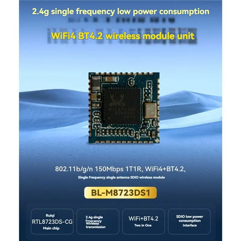 프로젝터 IP 카메라용 2X LB-LINK RTL8723DS 무선 모듈 150Mbps 2.4G SDIO Wifi 블루투스 2-In-1 모듈