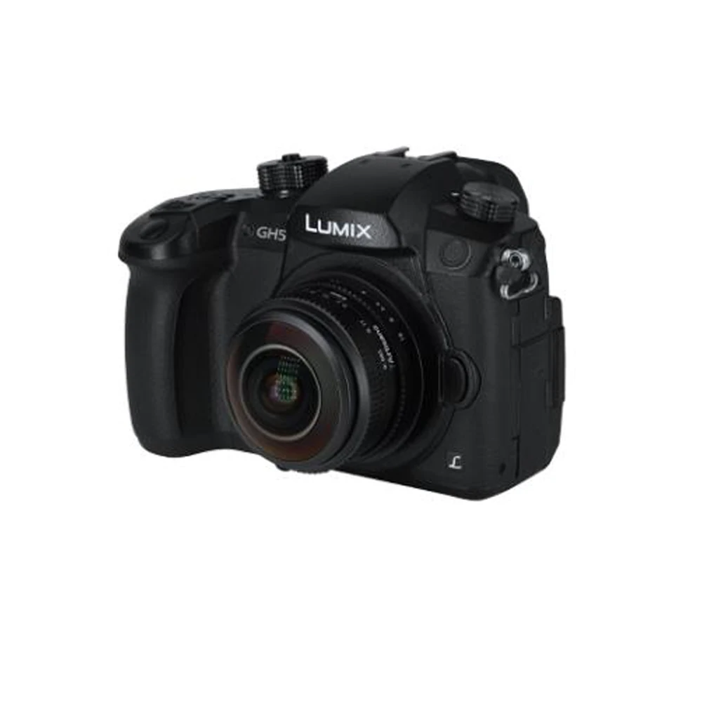 7artisans 4mm F2.8 어안렌즈 225 ° E, 후지 XF, M4/3 마운트 카메라용 광각 UAV 수동 초점 카메라 렌즈