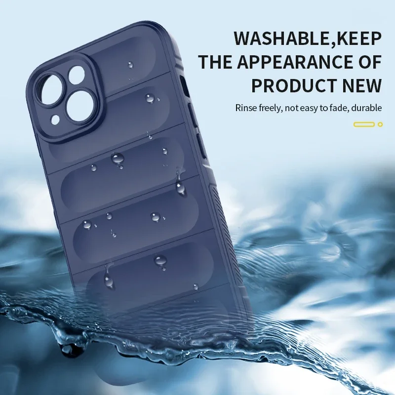 Shockproof Armor Bumper Matte Phone Case - 3D Original Liquid Silicone Soft Back Cover