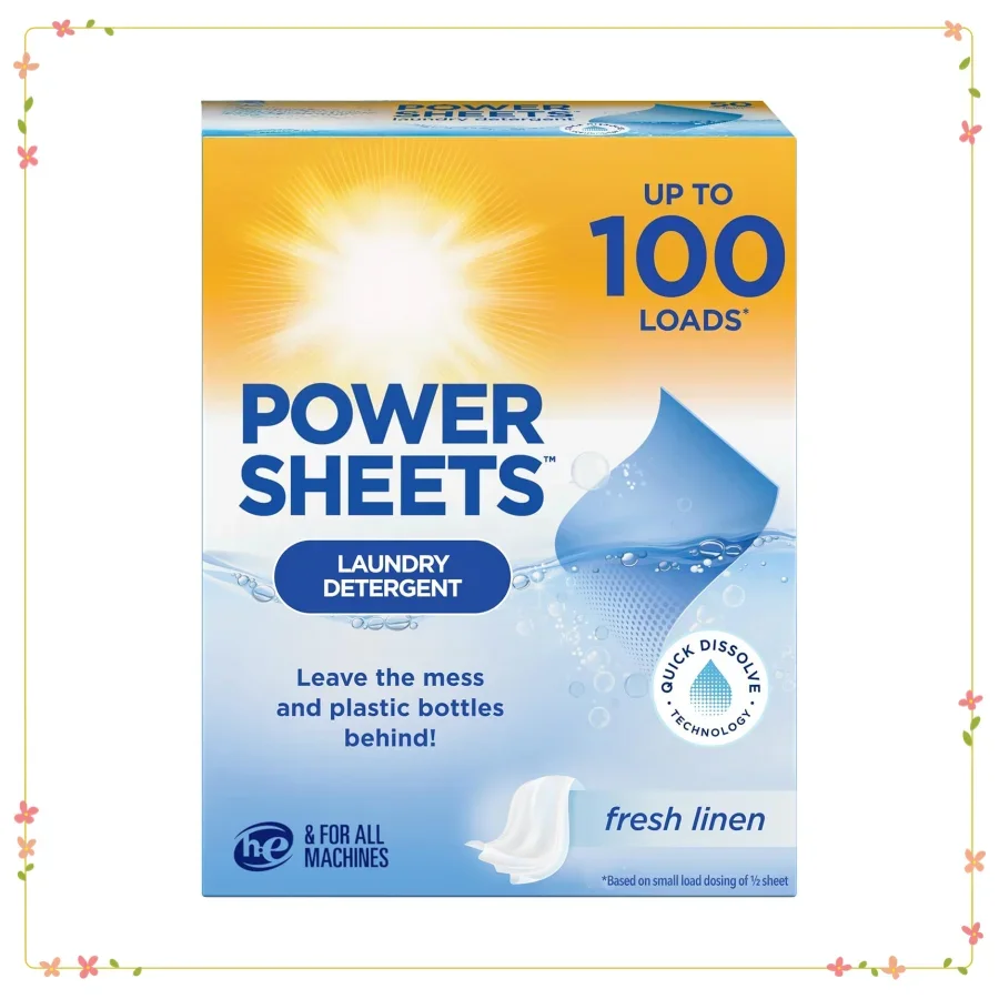 Fresh Linen Scent Laundry Detergent Pods 50 Count