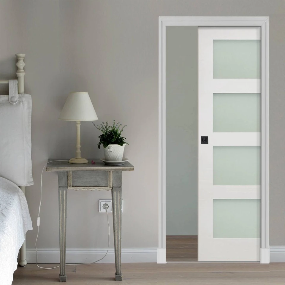 Serratura Per Porta Tascabile Con Maniglia A Bordo E Manopola Incassata, In Lega Di Zinco, Per Bagno, Cucina E Camera Da Letto, Colore Nero Quadrato
