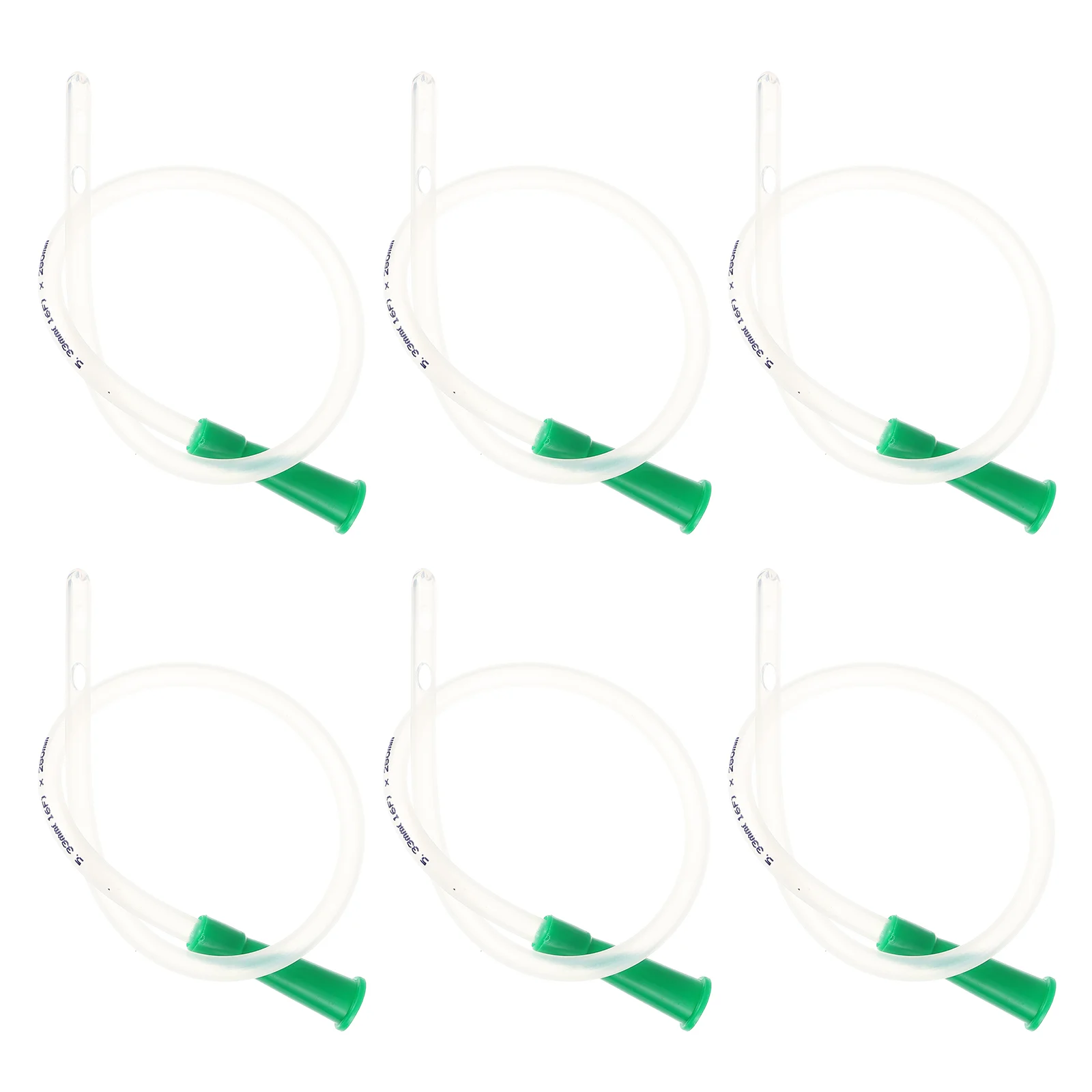 

12 Pcs Flushing Tube Disposable Replacement Head Pvc Accessories Professional
