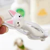 4 Pcs/set Creative Cat Cartoon Clip Bags Strong Plastic Clothes-pin Shape  Socks Hanging Pegs Clamps Laundry Photo Holder 2