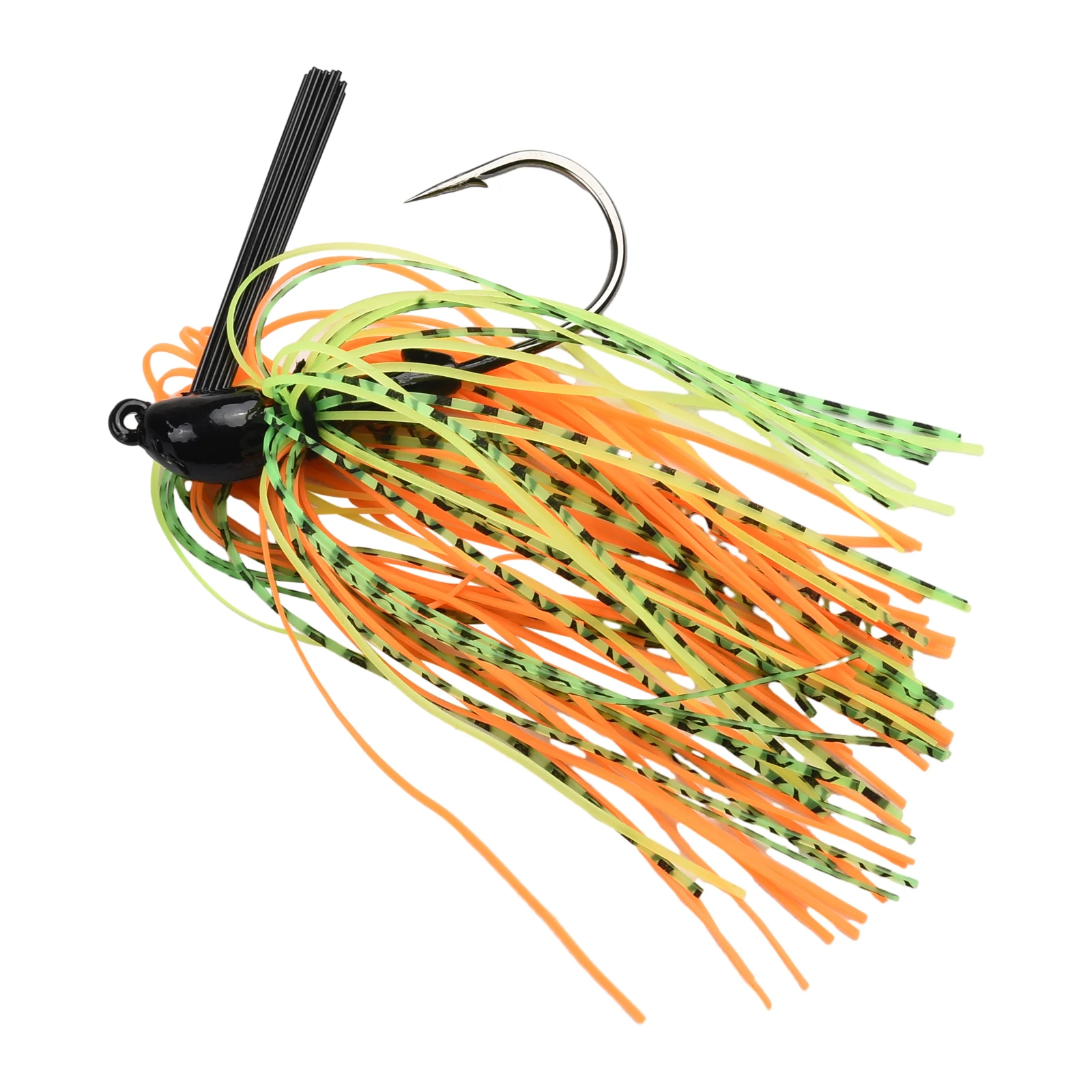 

Jig Bait Fishing Lures ABS Plastic Bass Trout Fishing Tackle High Carbon Steel Hook Weedless Practical Durable
