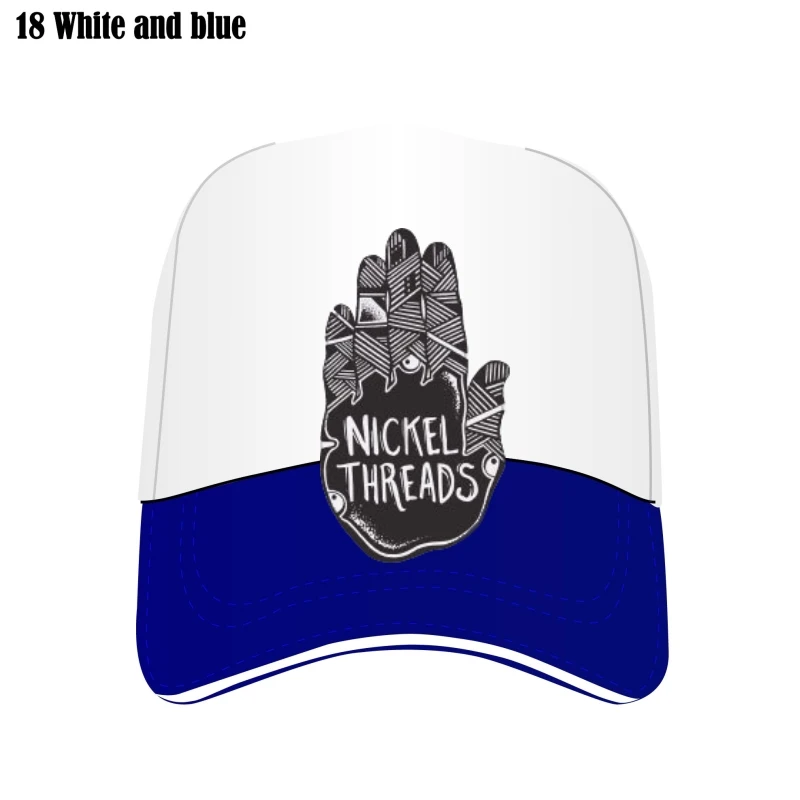 

Nickel Threads Logo- Right Chest-Hand Screen Printed- Mesh Bill Hats Men Custom Hat