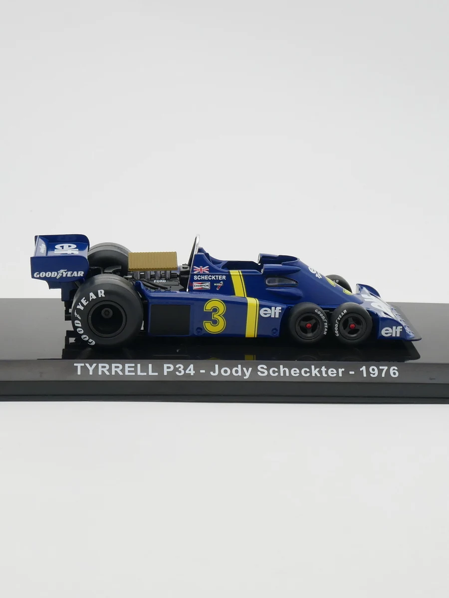 Ixo 1:24 tyrrell p34 joy scheckter 1976-ダイキャストカー