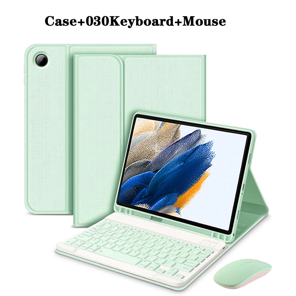 Premium Keyboard Case with Pencil Holder and Bluetooth Keyboard