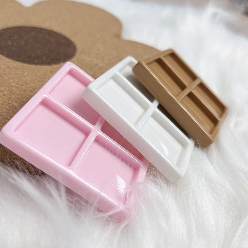 Four Grid Design Nail Resin Paint Palette Mini Portable Palette Tone Nail Tools Art Display Rack Supplies Jewelry Accessories