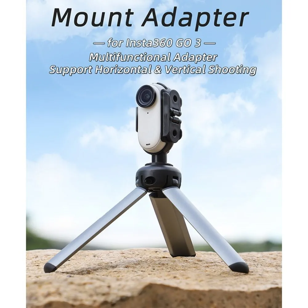 Supporto Adattatore Multifunzionale Accessori Per Fotocamere Da Tiro Orizzontali E Verticali Per Insta Go 3 Mount Adapter Cooling Frame