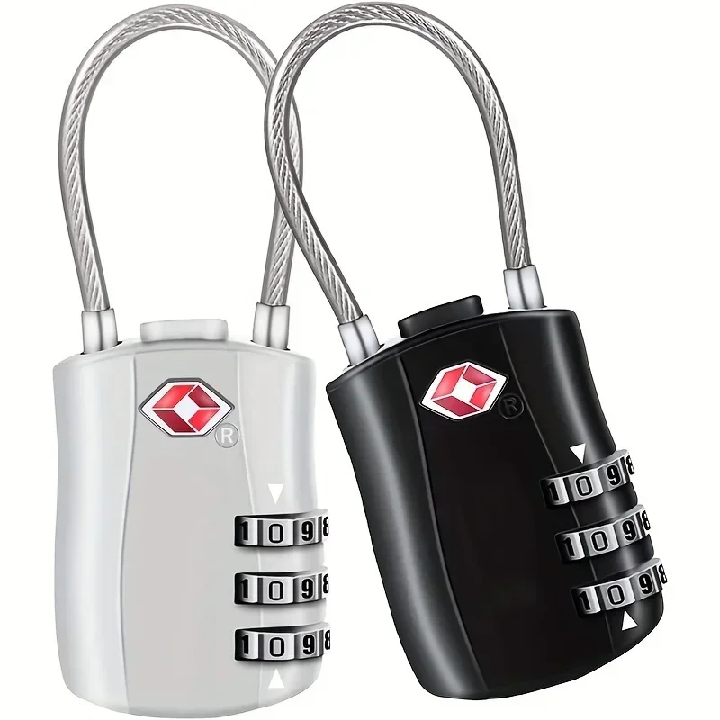 Luggage Backpack Padlock Luggage Backpack Padlock Bike Combination Alloy Body Bag Travel Gym Suit Lockers Door 1/2 Padlock for Travel Case Accessories