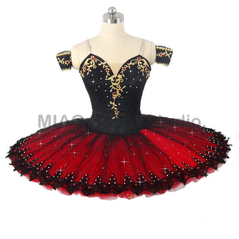 

Жесткая пачка, черная, красная холщовая балетная пачка для женщин, соревнование La Esmeralda, профессиональная пачка для балета, Классическая пачка для девушек 0449