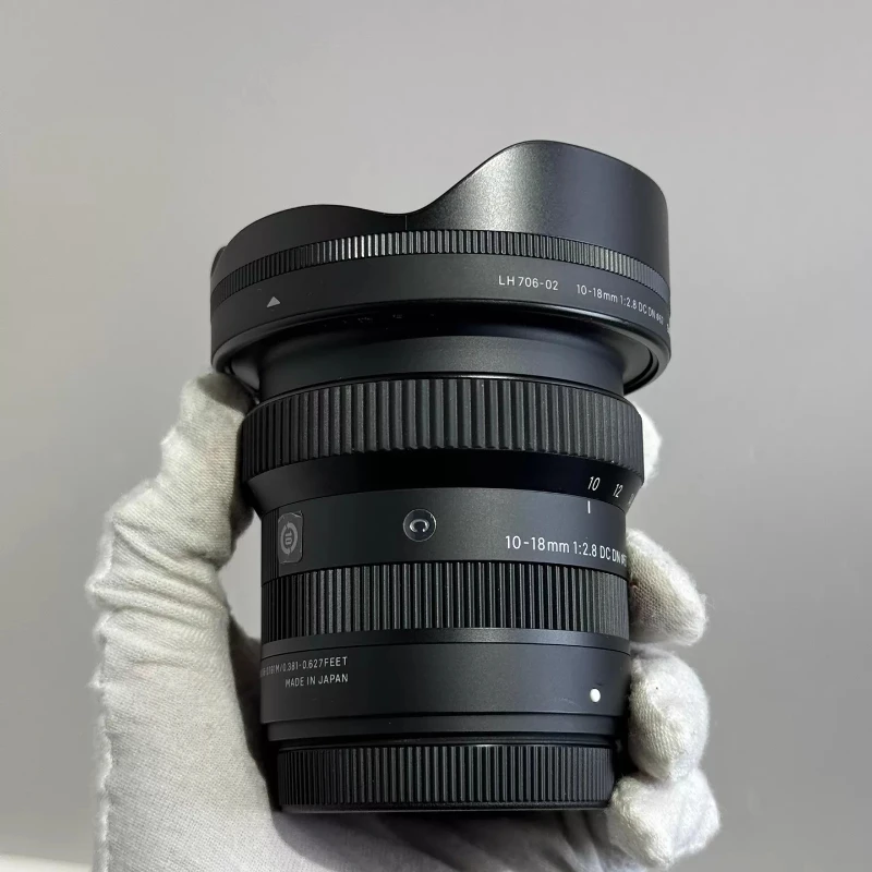 시그마 10-18mm F2.8 DC DN 렌즈 APS-C 마이크로 포서드스 렌즈 95% 새 상품