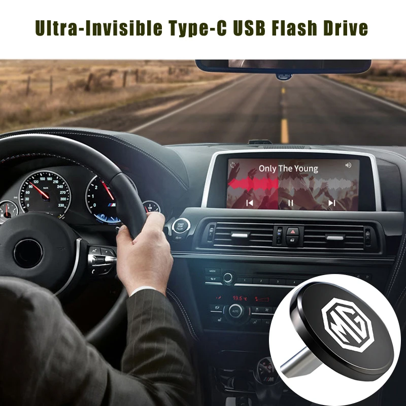 Type C Usb Flash Drive Car Styling U Disk Memory Stick Accessories For