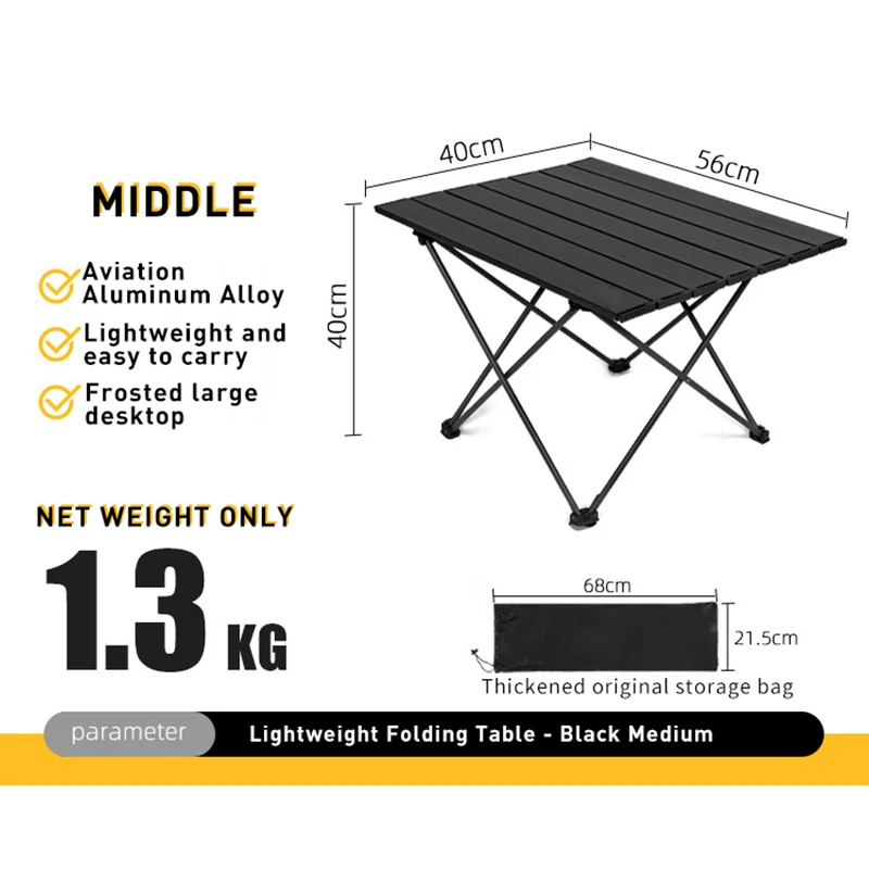 المحمولة التخييم طاولة قابلة للطي في الهواء الطلق...