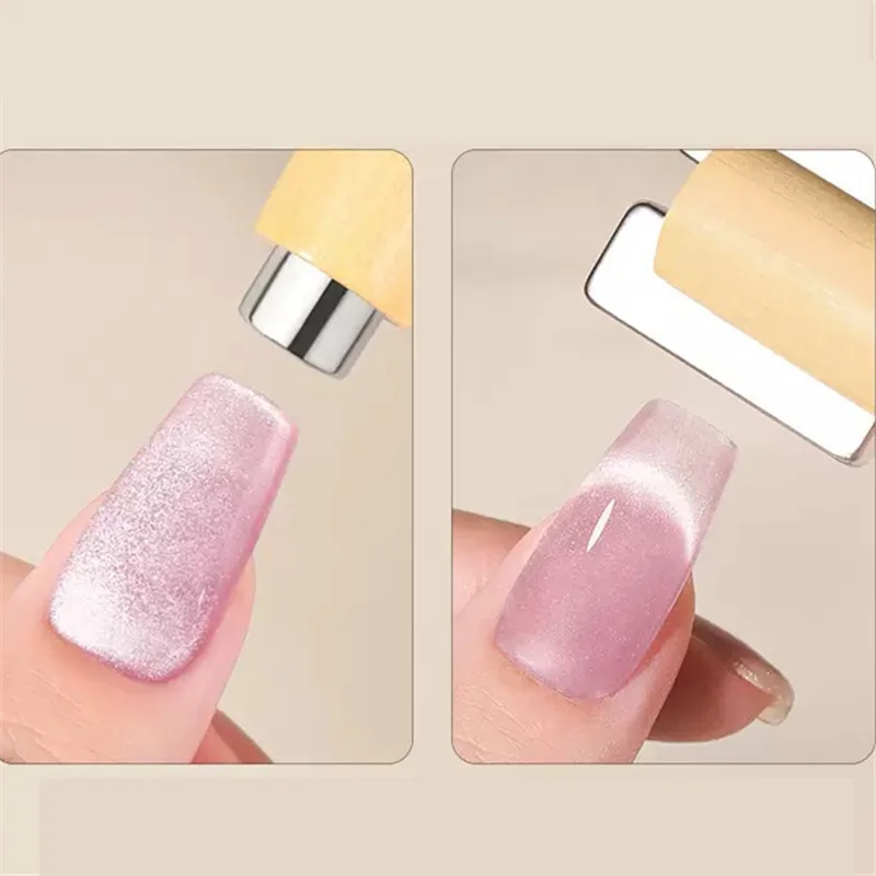 Five-pointed star cross magnet multifunctional cat's eye Liuhe a new fancy strong magnet cylindrical manicure