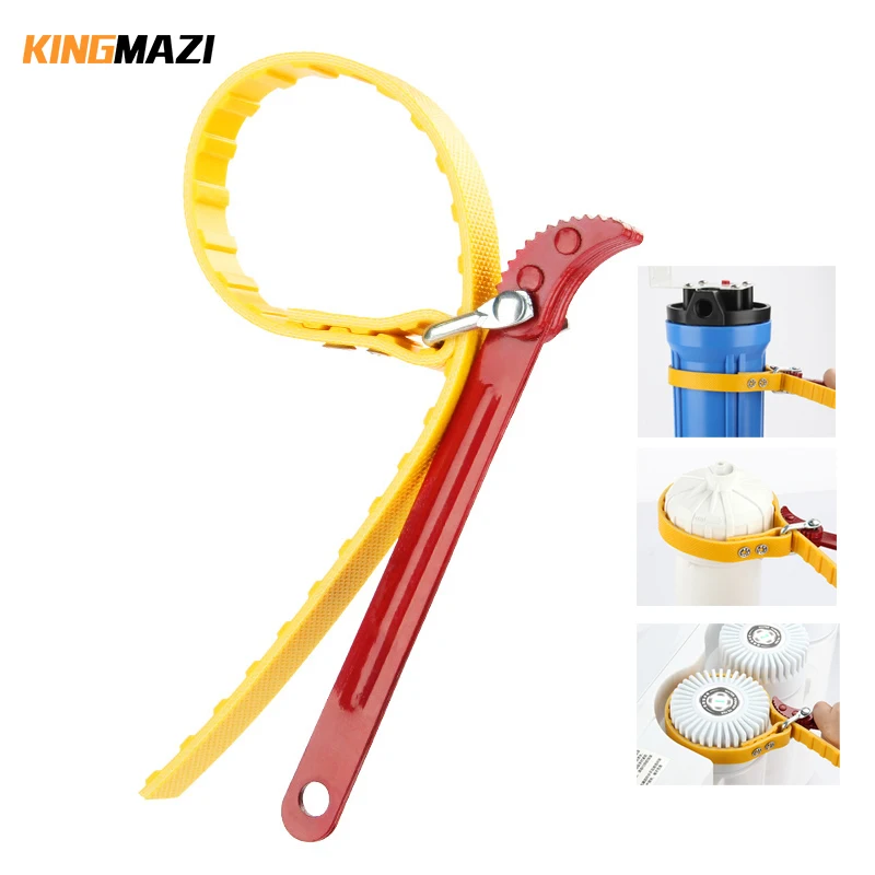 Belt Wrench Oil Filter Puller Strap Spanner Chain Wrench Strap Opener  Adjustable Strap Opener Cartridge Disassembly Tool - AliExpress