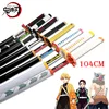 1:1 Demon Slayer Katana Sword  Zenitsu Kamado Tanjiro Cosplay Weapon Props Decoration kimetsu no yaiba Catana Anime sword 1