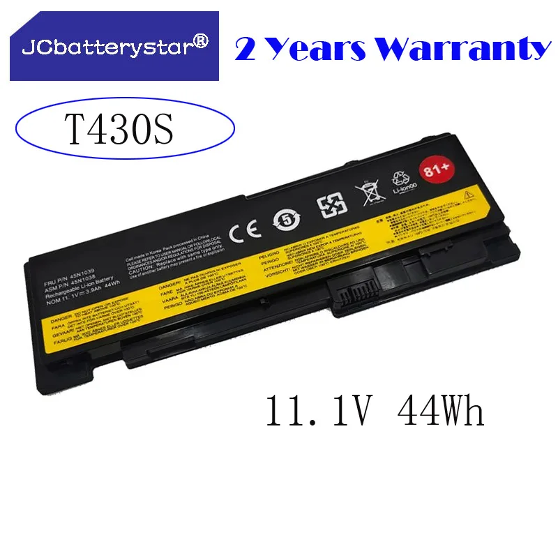

JC high quality new Laptop Battery For Lenovo ThinkPad T430S T420S T420si T430si 45N1039 45N1038 45N1036 42T4846 42T4847 44WH