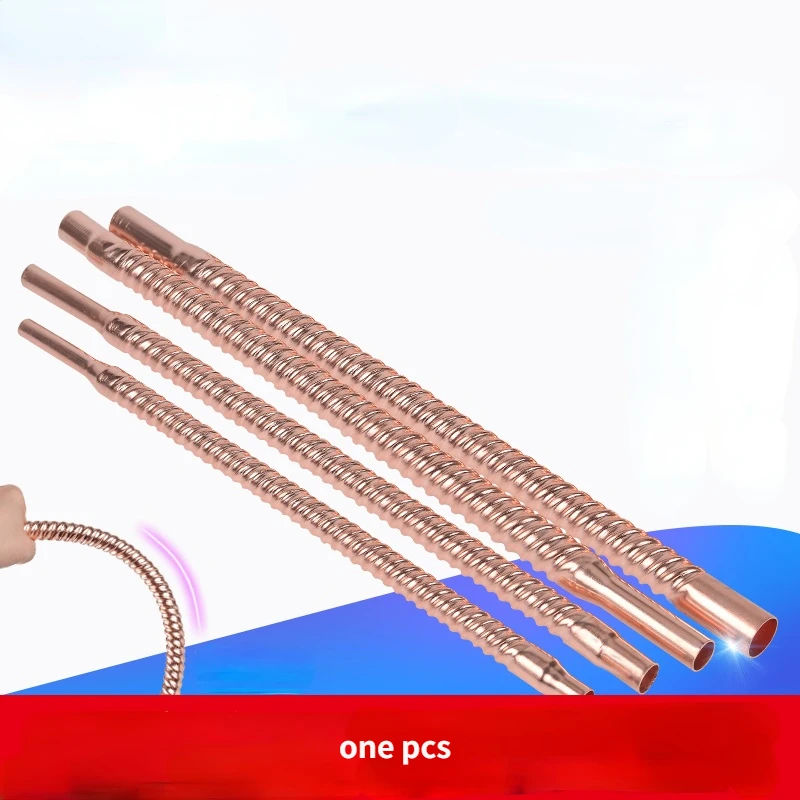 1PCAirconditioningcoppercorrugatedpipethreadedconnectpipefor