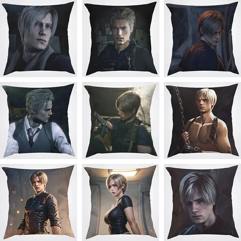 

Leon Kennedy 45x45 наволочки для подушек для кровати наволочка для подушки 40x40 наволочка украшение для автомобиля наволочки для декоративного дивана