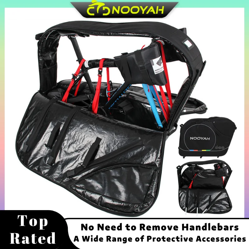 3170）NOOYAH 自転車バッグ　キャリーバッグ　キャスター付き NOOYAH Bike Travel Bag Bicycle Transport Bag Road Bike Case