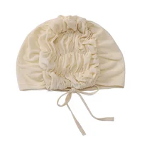 Casquettes Turban de couleur unie pour femmes musulmanes, maille intérieure, Hijab, sous-écharpe extensible islamique, Bonnets, enveloppes de tête, foulards d'été 
 ﻿ 5