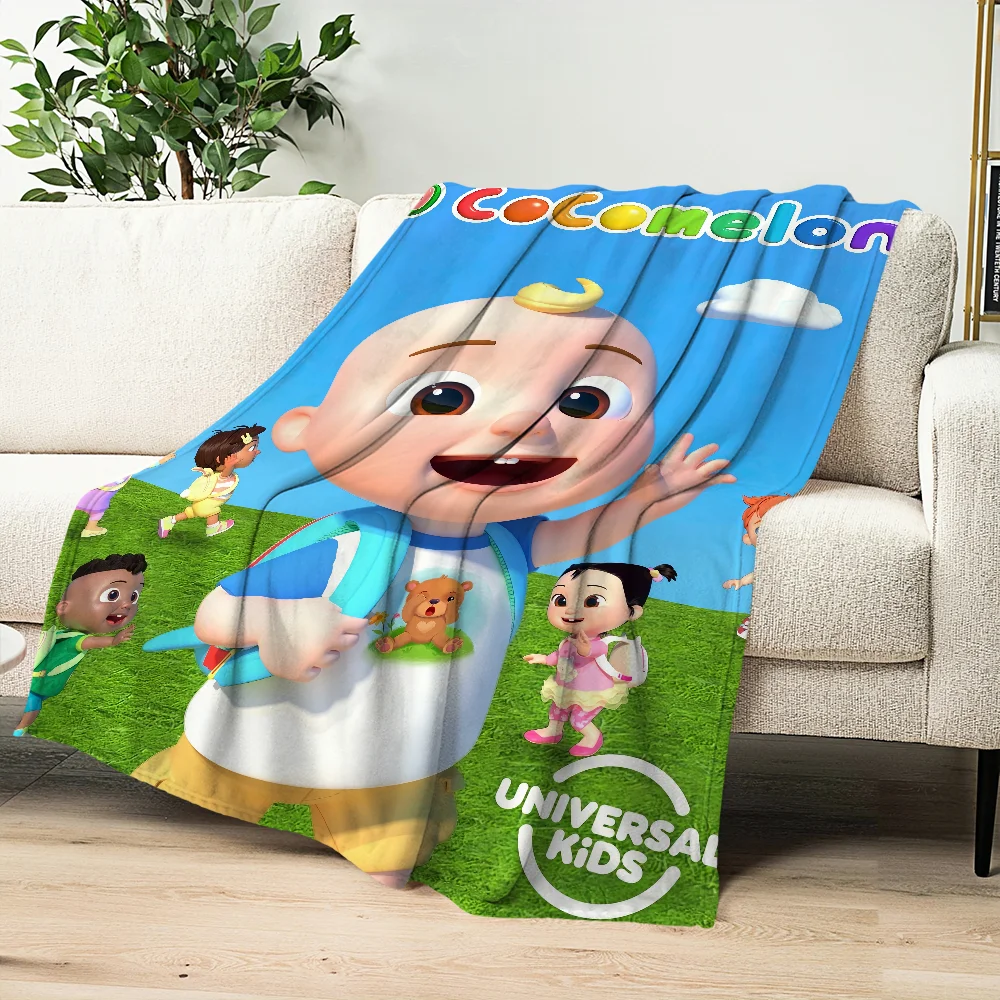 Cartoon Baby C-CoComelonSs Blanket Skin friendly comfort warm soft plush blanket suitable sofa living room office bedroom 5