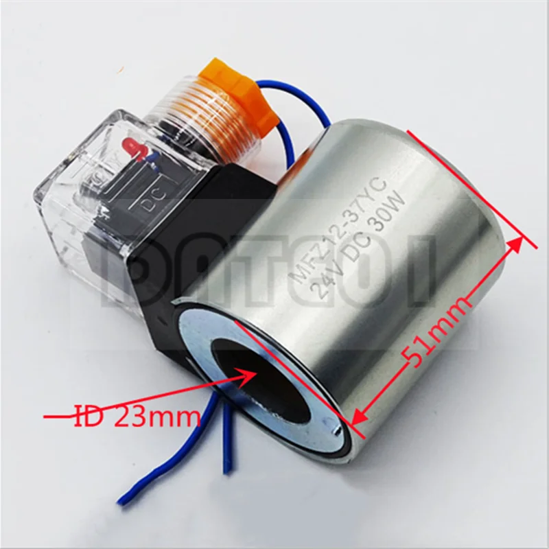 bobina solenoide mfb12 mfz12 37yc dc24v 30w diametro 04