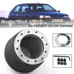 For Peugeot 106 306 Hub-P106 Steering Wheels & Steering Wheel Hubs Car Steering Wheel Quick Release Adapter Kit Snap Boss