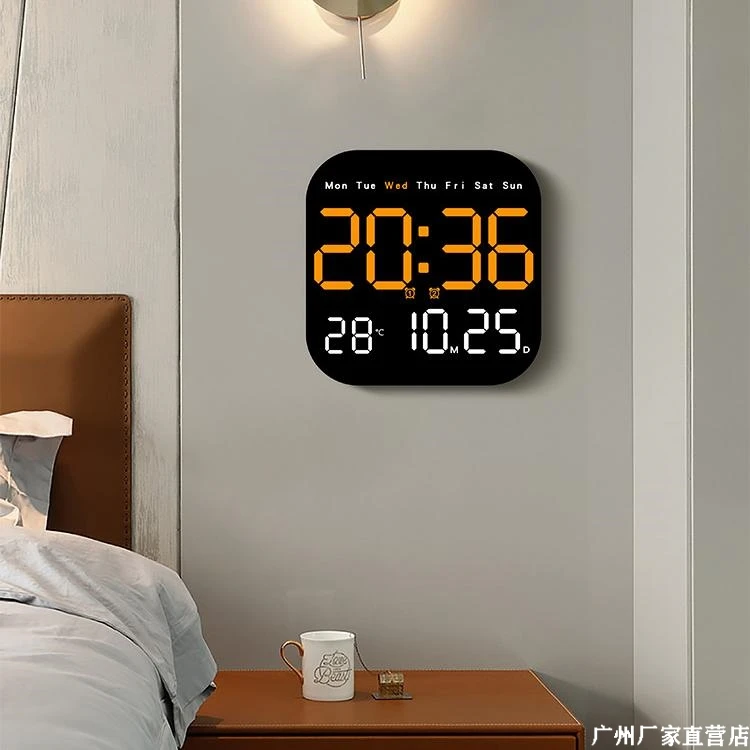 Simple large-screen digital clock