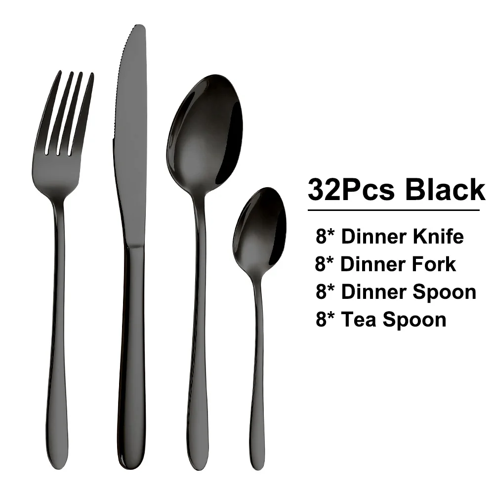 32pcs Black
