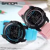 SANDA 6003 Sports Women Watches Fashion Casual Waterproof LED Digital Watch Female Wristwatches for Women Clock Relogio Feminino 3