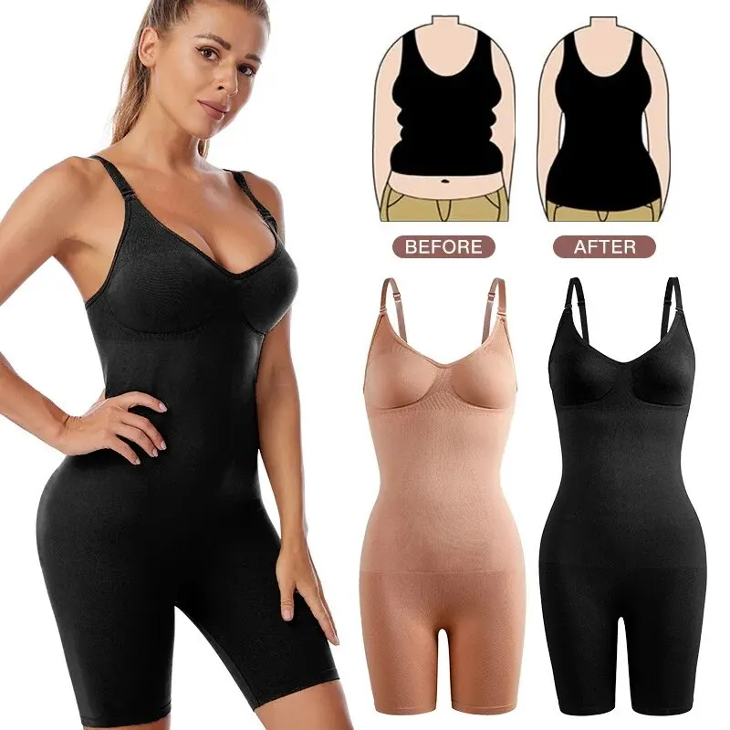 Women Bodysuit Shapewear Full Body Shaper Tummy Control Slimming Sheath Butt Lifter Push Up Thigh Slimmer Abdomen Shapers Corset waist trainer shapewear panties