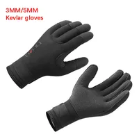New Kevlar 3mm/5mm Winter Spearfishing Diving Gloves Scratch-proof Wearable Surfing Scuba Dive Keep Warm Neoprene Gloves 1