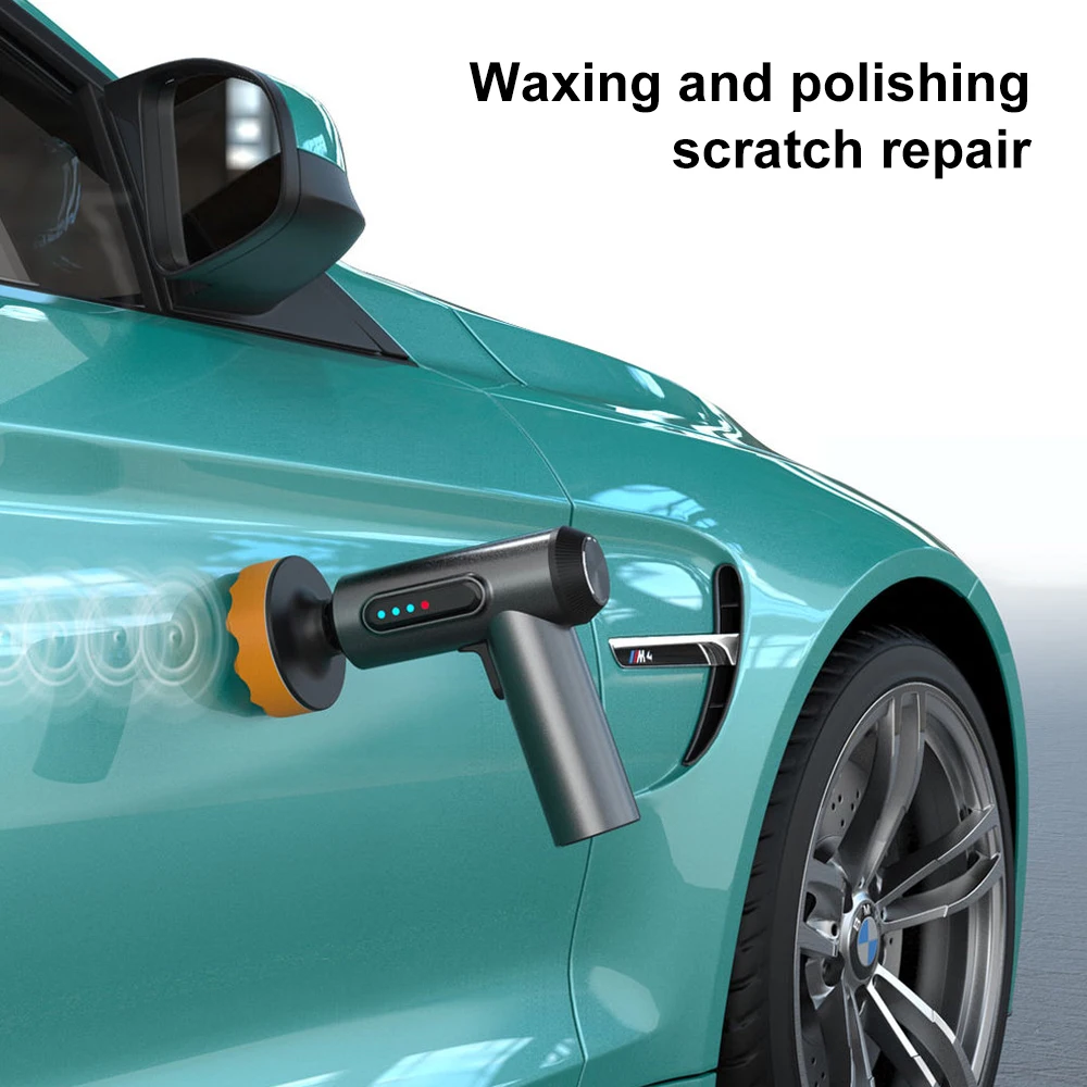 Car Polisher Handheld Wireless Polisher Car Polishing Waxing Machine Power Tool for Body Cleanig Waxing Repair car polisher