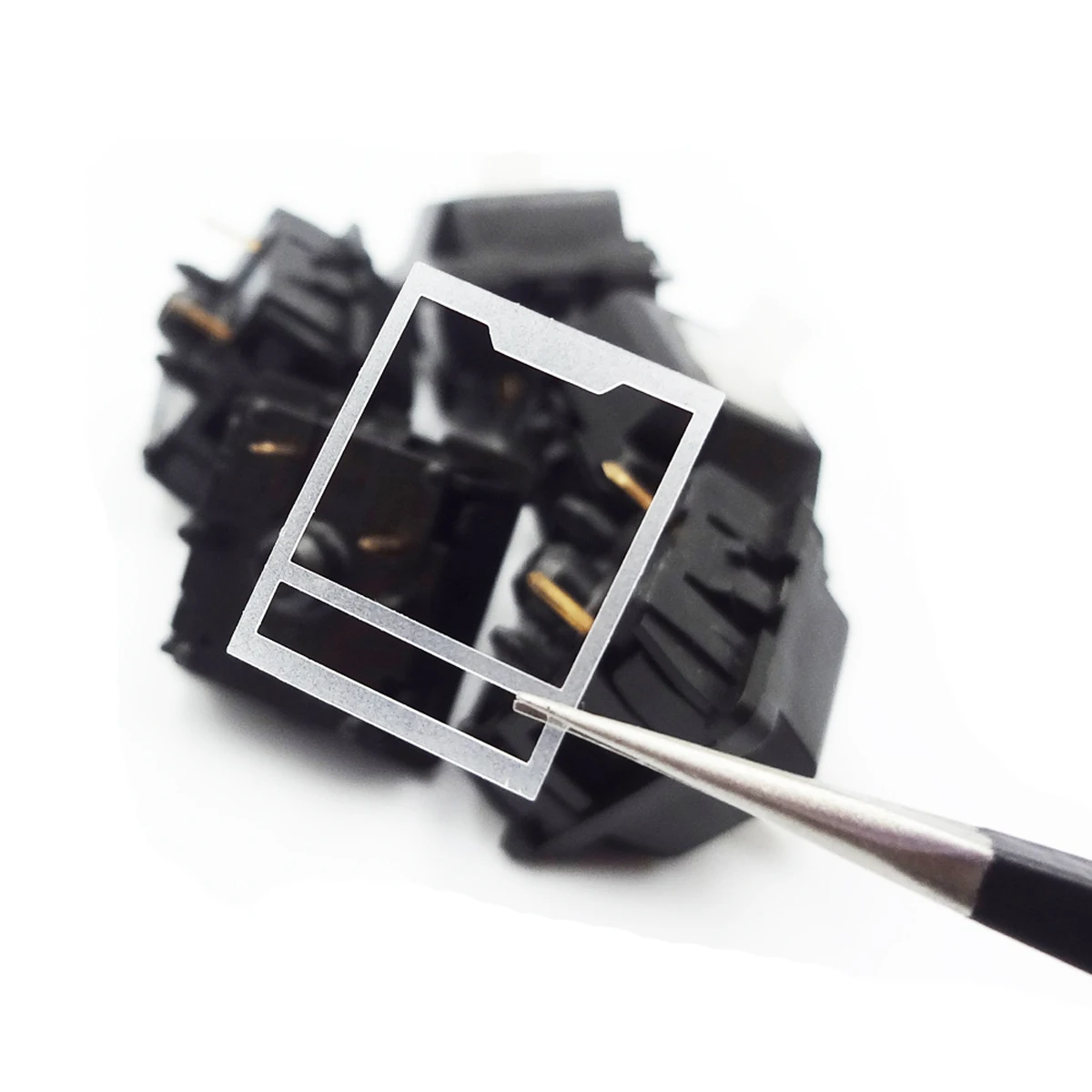 Durock-poron Switch Pads para Cherry mx Switch Dupla Camada Junta de Espuma Preto 0.15 mm Htv Mais pc 0.5 mm 0.5 mm - Imagem 5