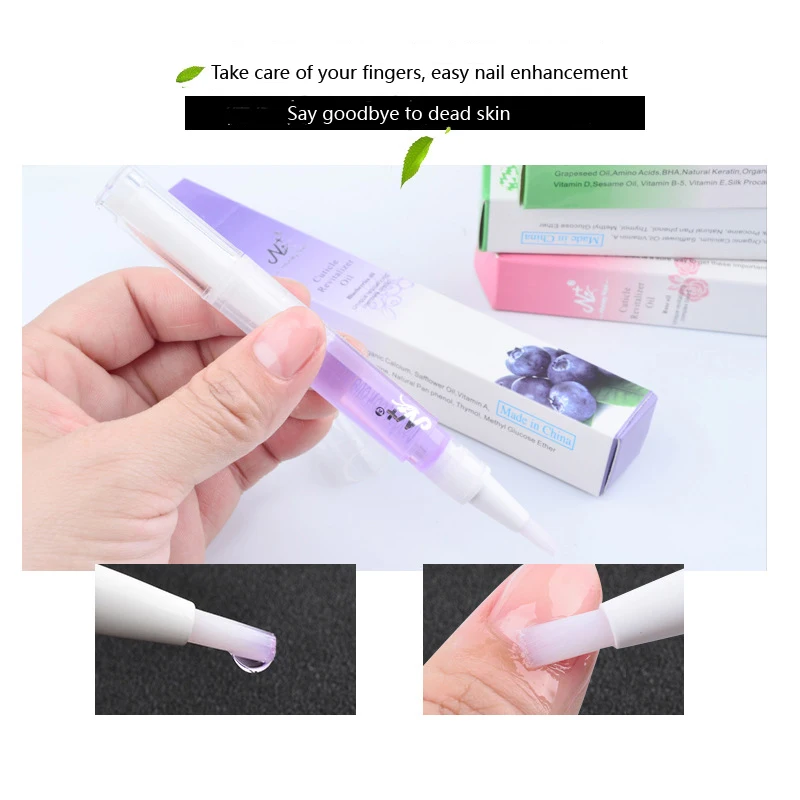 Nail Nutrition Oil Pen Nail Treatment Cuticle Revitalizer Oil Prevent Agnail Polish Nourish Skin 15 Smells