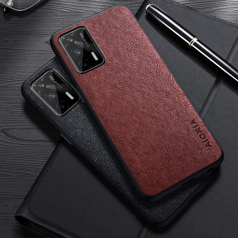 Luxury Leather Business Phone Case - Elegant and Simple Design